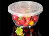 Disposable plastic food container