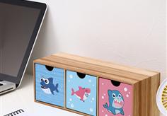 Single layer Drawer box -3 drawers