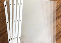 Letter size��3 Hole Punched Pockets (Sheet Protectors)